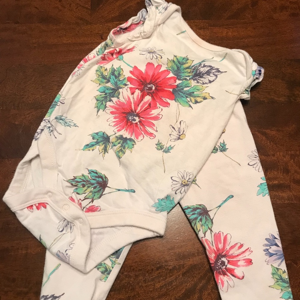Floral Baby Set Gap 3-6 Months